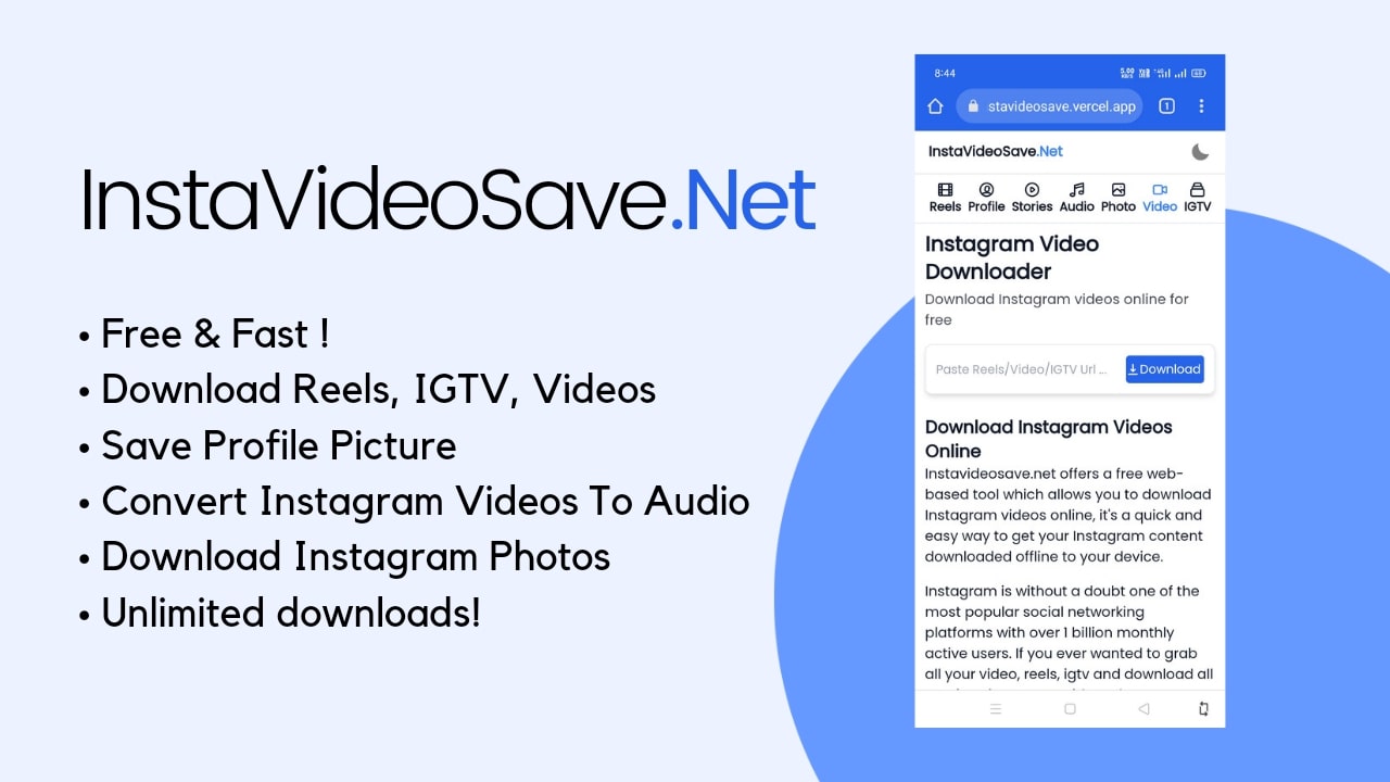 Instagram Reels Downloader — Save Reels & Videos